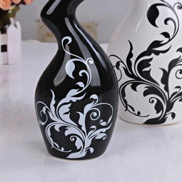 陶瓷工艺品家居装饰品创意客厅电视柜摆件花瓶